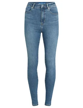 Karl Jeans Jeans A Vita Alta Skinny Fit Washed Mid Blue 27