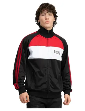 Veste De Survêtement Bracklesham Black / Dark Red / White L