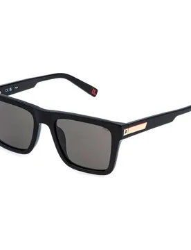 Lunettes De Soleil Polarisées Sfia11v Square Shiny Black Smoke/CAT3P