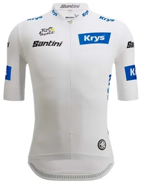 Maillot à Manches Courtes Tour De France Official White 2025