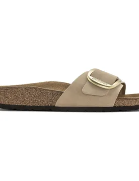 Sandales Madrid Big Buckle Nubuck Leather Sandcastle EU 40
