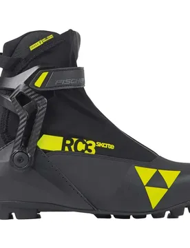 Chaussures De Ski Nordique Rc3 Skate Black / Yellow 30.25 Homme