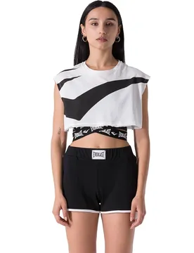 T-shirt Sans Manches Crop Top White XS