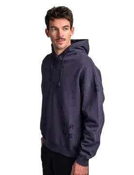 Sweat à Capuche True Fade Out Dark Sea L Homme