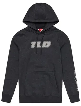 Troy Designs Felpa Con Cappuccio Fade Out Black Heather