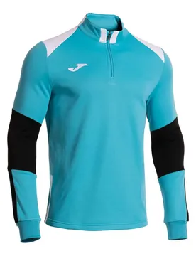 Sweat à Demi-zip Danubio Fluor Turquoise / Black L