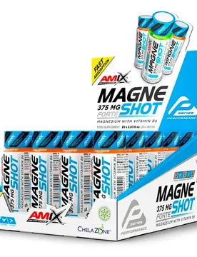 Scatola Di Bevanda Energetica Monodose Magneshot Forte 375 Mg Mango 60ml 20 Unità Multicolor
