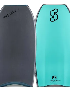 Bodyboard Style Loaded F4 Quad Vent 44´´ Metal Grey / Turquoise 111.8 cm unisex