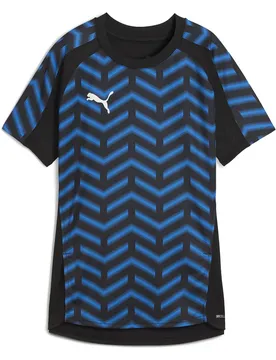 T-shirt à Manches Courtes Individualblaze Black / White / Racing Blue XS
