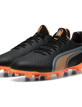 Chaussures De Football King Ultimate Fg/ag Black / Heat Fire / Silver EU 41