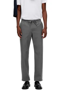 Pantalon 196 Robert String Straight Fit Grey Melange L