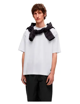 Maglietta A Maniche Corte Oscar Loose Fit 3 Unità Bright White M