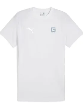 T-shirt à Manches Courtes Girona Fc Teamevostripe White / Silver XL