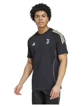 T-shirt à Manches Courtes Juventus Tiro Cotton Black L