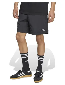 Originals Pantaloni Corti Trefoil Essentials Woven Black / White L