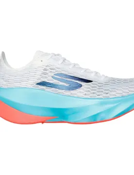 Scarpe Da Running Skx Aero Tempo White Textile / Turquoise / Coral Trim EU 38