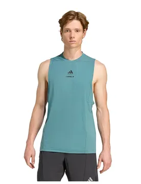 T-shirt Sans Manches Les Mills Graphic Preloved Teal XS