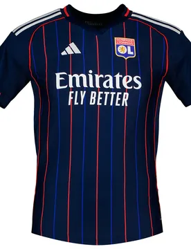 T-shirt à Manches Courtes Loin Olympique De Lyon 25/26 Night Indigo S