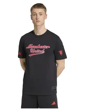 T-shirt à Manches Courtes Manchester United Us Pack Black M