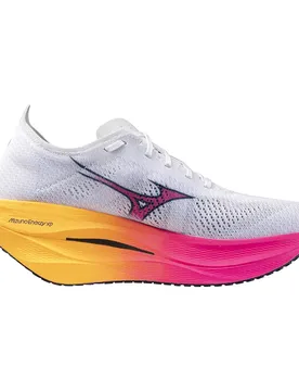 Scarpe Da Running Wave Rebellion Pro 3 White / Pink Tetra / Tang Orange EU 46 1/2