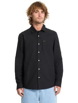 Chemise à Manches Longues Veeco Oxford Black L