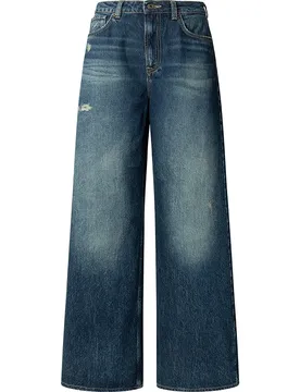 Jeans A Vita Alta Jaimy Wide Leg Denim 5W0 24