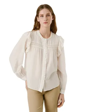 Chemise à Manches Longues Loir Oyster White S