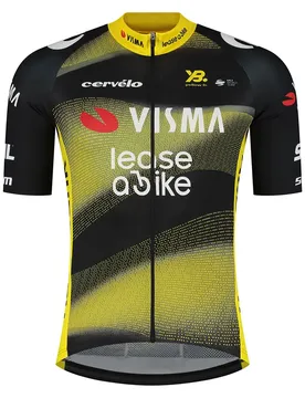 Maillot à Manches Courtes Team Visma Lease A Bike Tdf25 Replica
