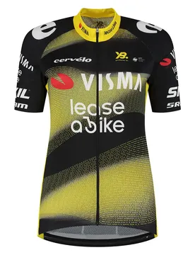 Maillot à Manches Courtes Team Visma Lease A Bike Tdf25 Replica