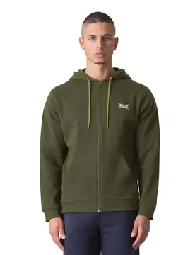 Sweat-shirt à Zip Hoodie Military Green / Orange L