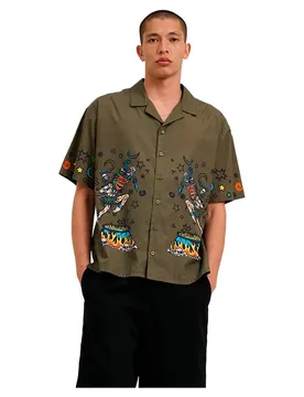 Chemise à Manches Courtes Salba Resurrection Uniform Green M ,Femme