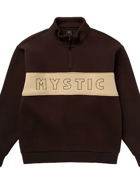 Sweat à Demi-zip Slate Sweat Dark Brown M