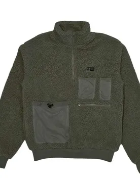 Polaire Demi-zip Frost Sherpa Dusty Olive M