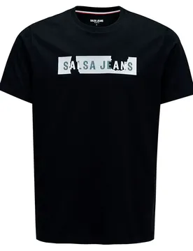T-shirt à Manches Courtes 21010328 Slim Fit Black XL