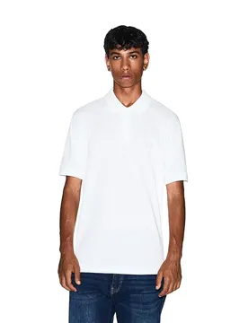 Exchange Polo à Manches Courtes Xm001286_af10366 Off White S