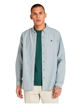 Chemise à Manches Longues Oxford Striped Green Gables Yd XL