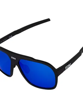 Lunettes De Soleil A002 Matt Black 011 Grey w Blue Mirror/CAT3 Homme