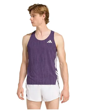 Maglietta Senza Maniche Adizero Aurora Plum / Noble Ink XL