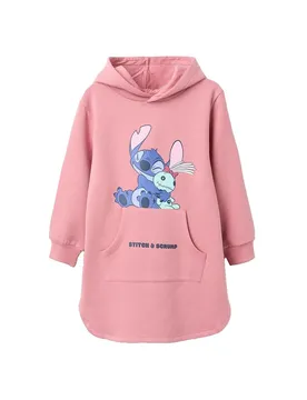 Robe à Manches Longues 3107456201 Pink 4-5 Années Fille