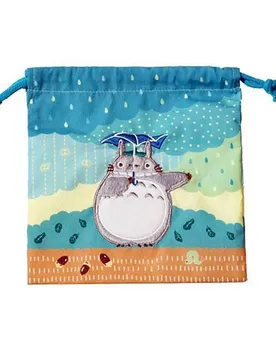 Totoro Sous La Pluie Sac De Rangement Pour La Lessive Mon Voisin Totoro 20 X 19 Cm Multicolor One Size unisex