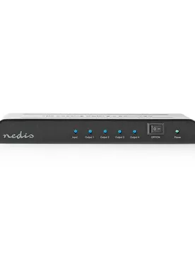 Splitter Hdmi 4 Ports Hdmi Entrée Vers 4xhdmi Sortie 4k Métal 60hz Anthracite One Size unisex