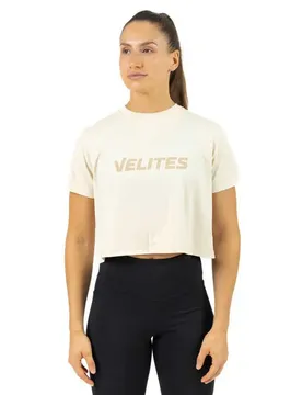 T-shirt à Manches Courtes Crop Holo Sand XS