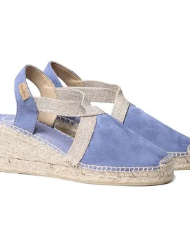 Pons Espadrilles Compensées Tona Indigo EU 39