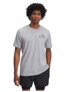 T-shirt à Manches Courtes 60/40s Body Shop Gray L