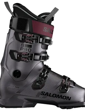 Chaussures De Ski Alpin S/pro Delta 120 Gw Beluga Met / Beluga Met / Burgundy Me 28.0-28.5