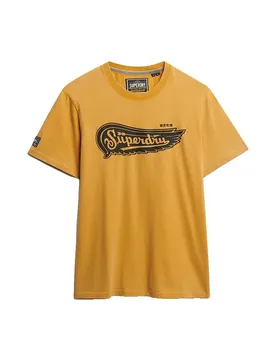 T-shirt à Manches Courtes Auto Logo Relaxed Fit Golden Glow 2XL