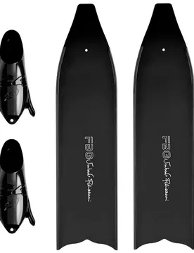C Freediving Pinne Da Apnea Fbg 25 Umberto Pelizzari Non Assemblate