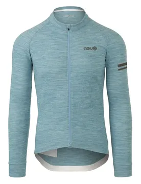 Maglia A Maniche Lunghe Merino Performance Liberty Blue