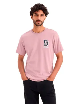 T-shirt à Manches Courtes Graphic Slim Varsity Emblem Gra 0329 S
