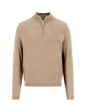Pull à Demi-zip 1509326 Light Taupe 2XL Homme